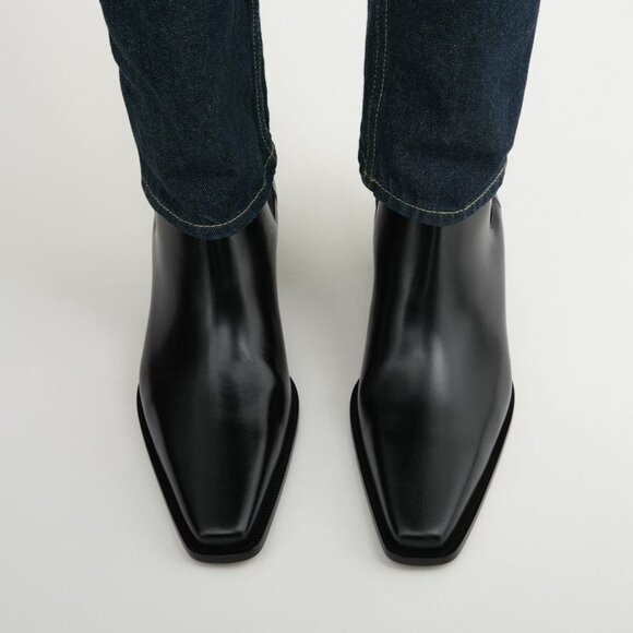 Leather city boots black - Picture 3 of 6